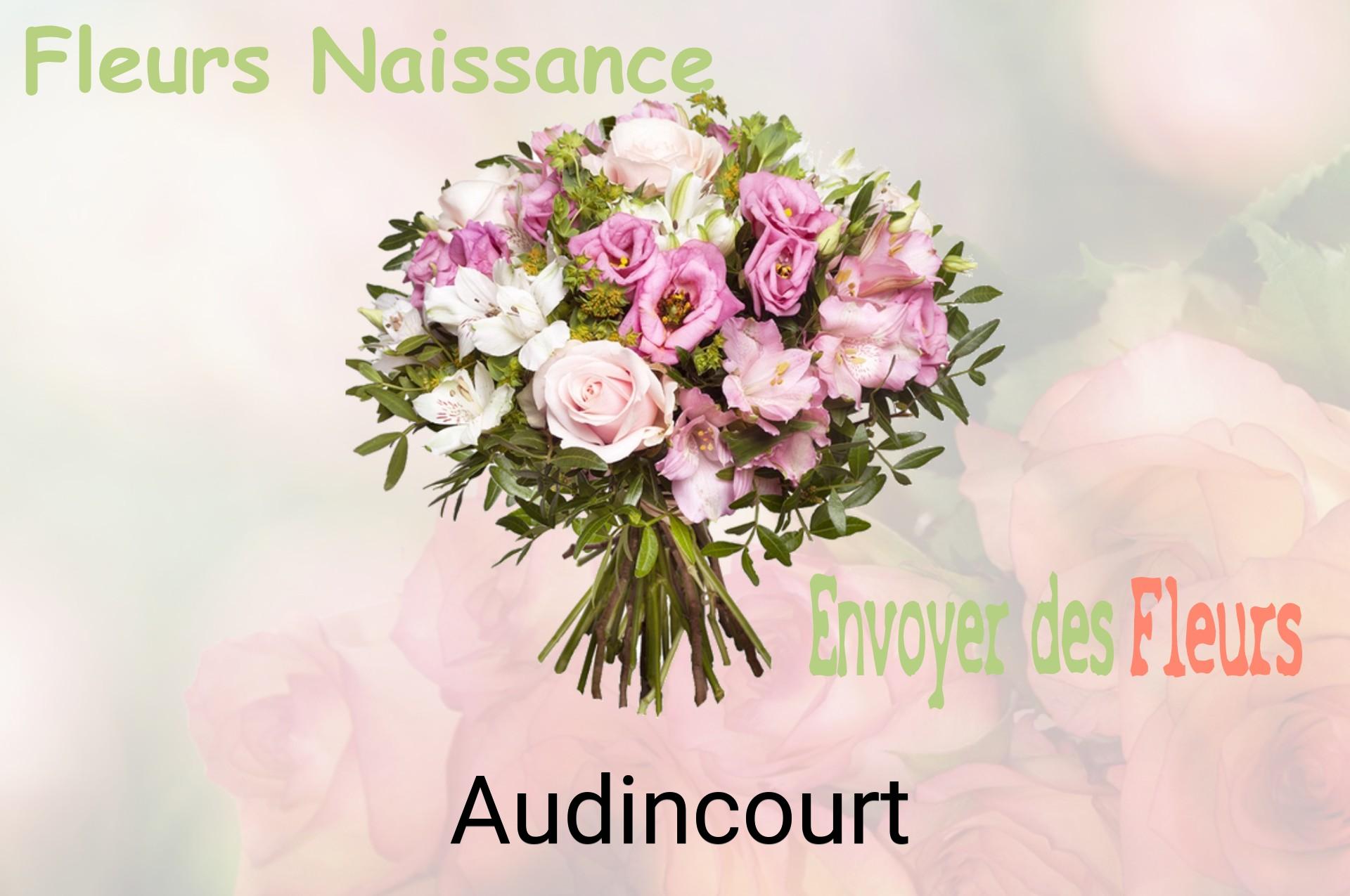 Bouquet de fleurs de naissance livré à Audincourt